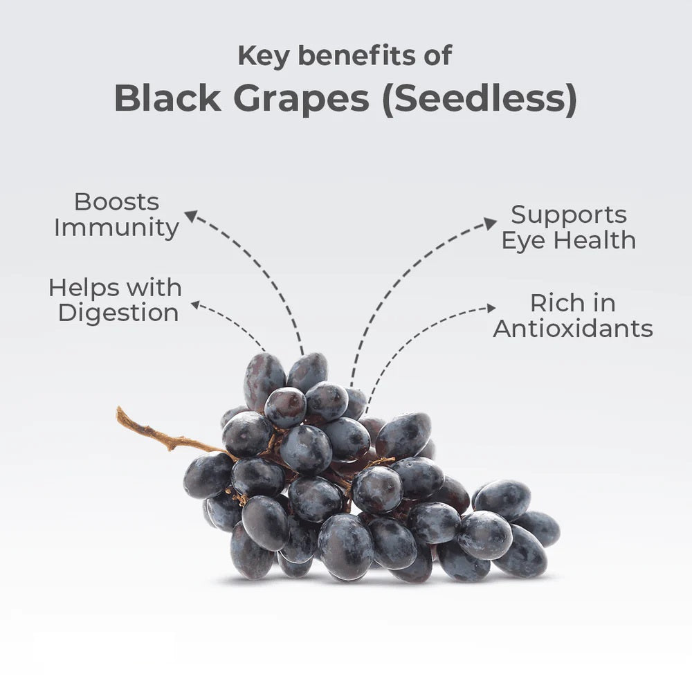 Farm Fresh Dry Black Grapes – Naturally Sweet & Nutrient-Rich Grapes